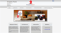 Desktop Screenshot of knightspaint.com